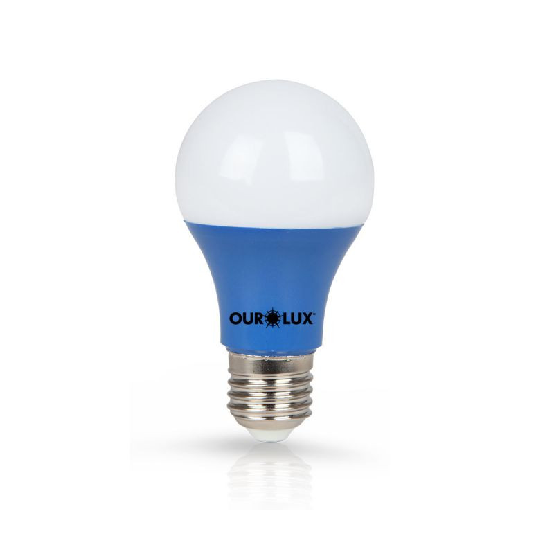 Lâmpada Led Color 7w Azul 05455 - Ourolux 