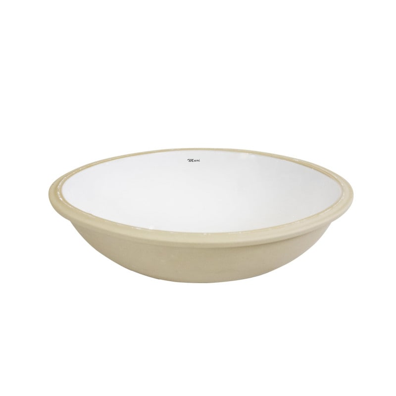 Cuba de Embutir Oval  Gardênia M2 Branca 26x36 cm - Mari Louças