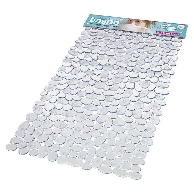 Tapete para Banheiro Antiderrapante Transparente 70x36 PR2603-2 - Primafer