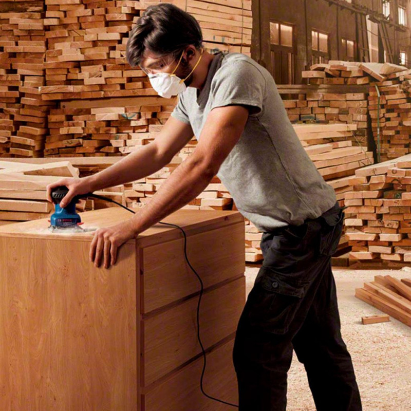 Lixadeira Orbital de Palma Gss140 220w 220v com 3 Lixas - Bosch