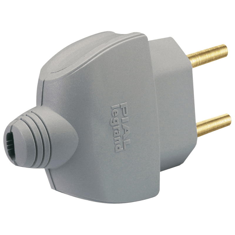 Plug Monobloco 10A Cinza 615820 -  Pial 