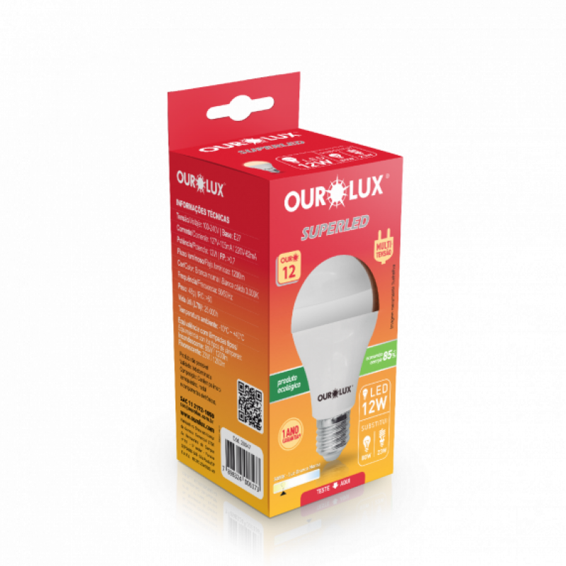 Superled 12W Biv 3000K 38° 20047-Ourolux