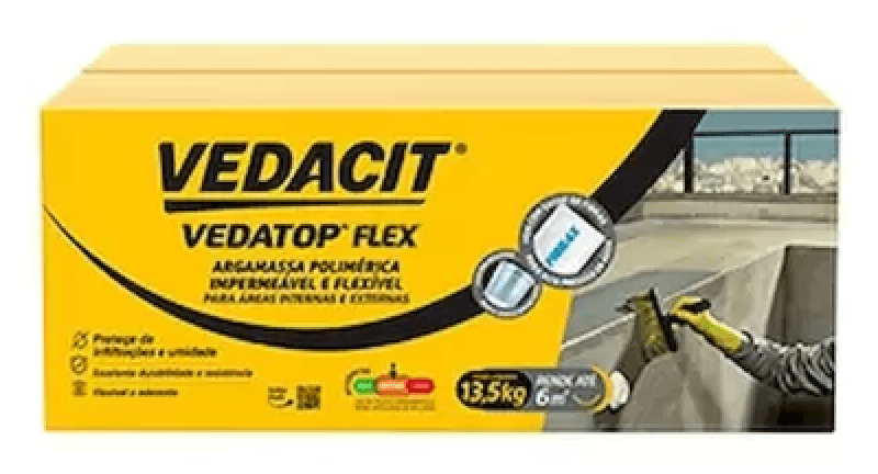 Revestimento Impermeabilizante  Vedatop Flex 13,5 KG - Vedacit