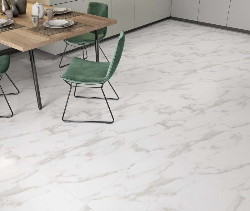 Piso Marmo Bianco 874004 74x74 - Bellacer