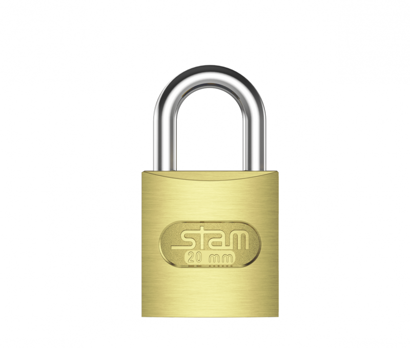 Cadeado Zamac E-coat 20mm - Stam 