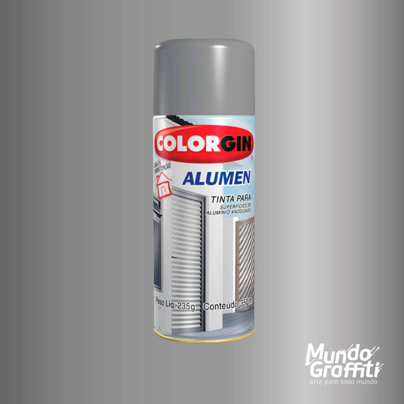 Tinta Spray Alumen Alumínio 350ml 770 - Colorgin