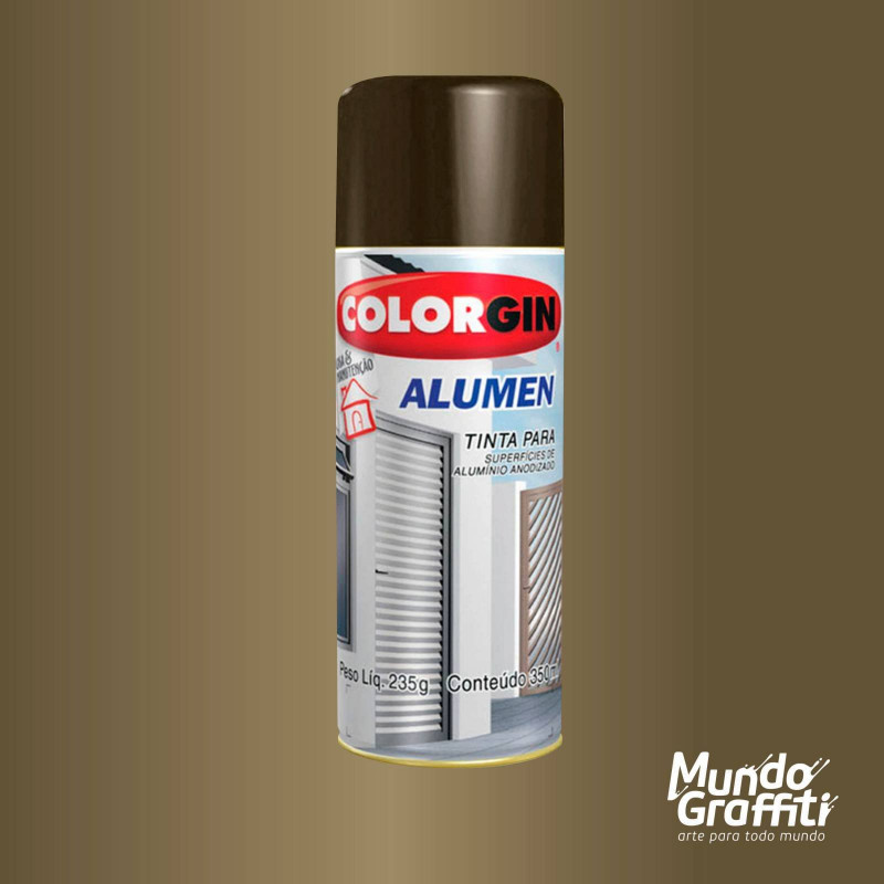 Tinta Spray Alumen Bronze 350ml 1002 - Colorgin