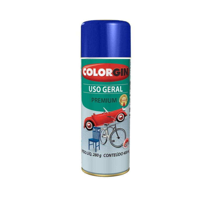 Tinta Spray Uso Geral Azul Colonial 400ml 55071 - Colorgin