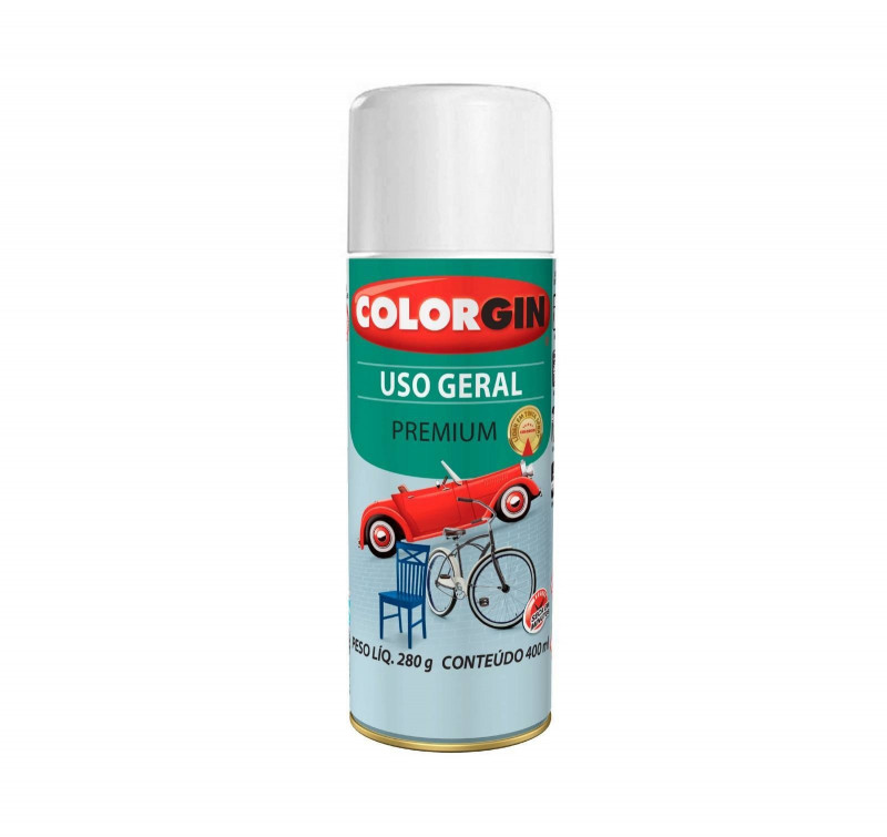  Tinta Spray Uso Geral  Branco Brastemp 400ml 55201 - Colorgin