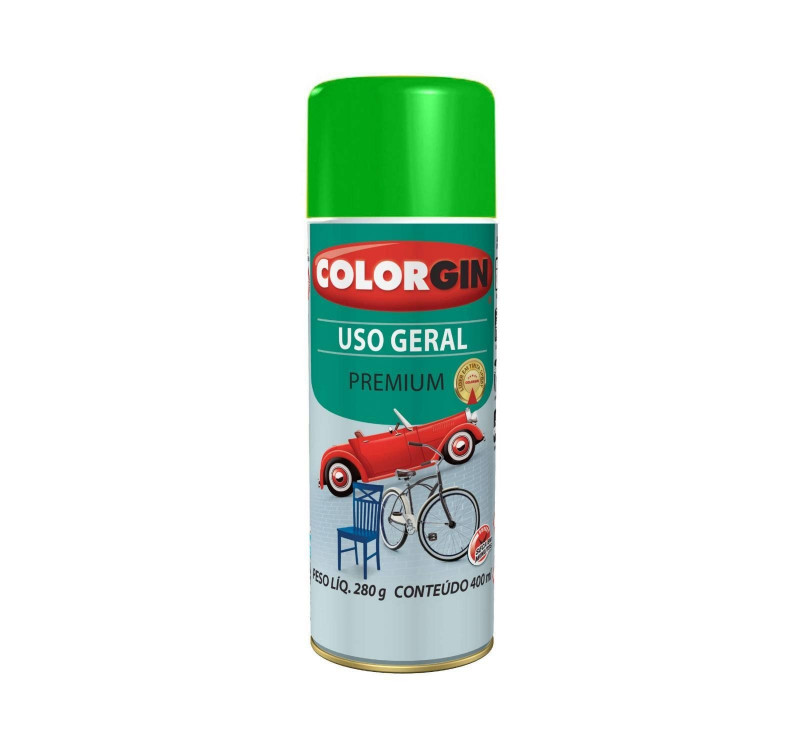 Tinta Spray Uso Geral Verde 400ml 55091 - Colorgin
