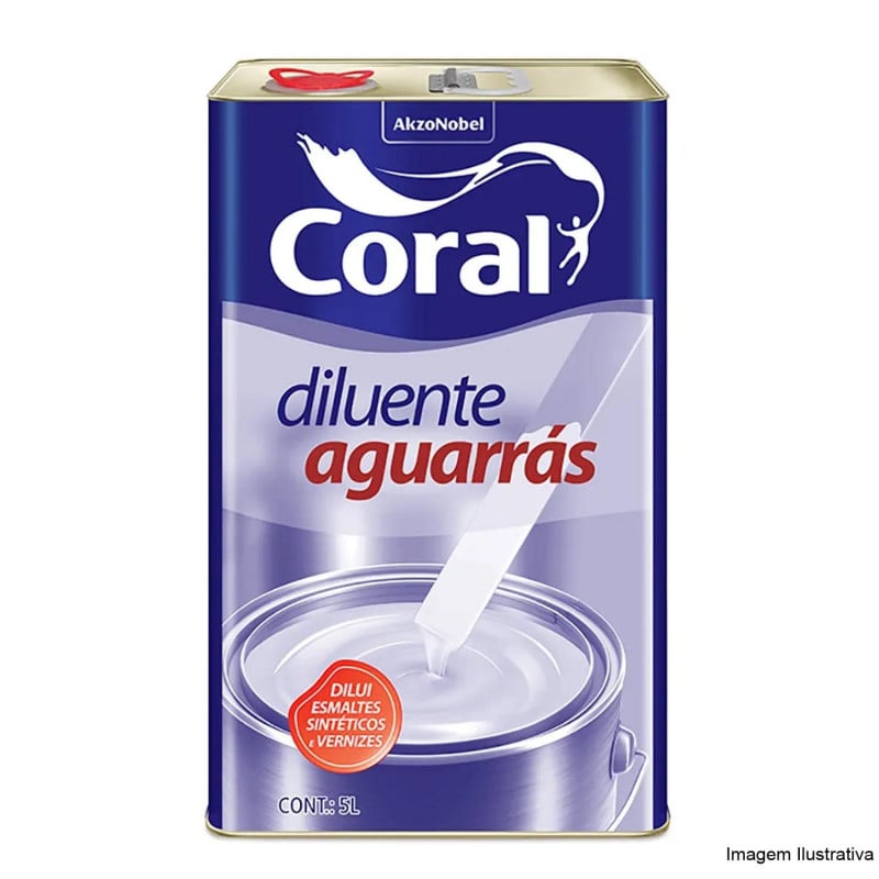 Diluente Aguarrás 5l - Coral 