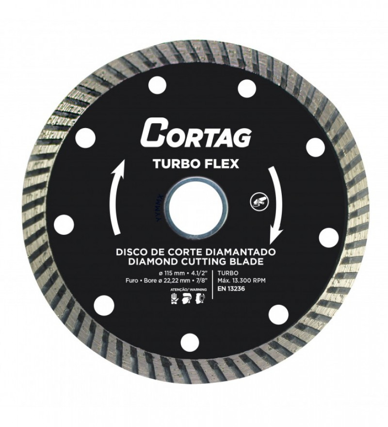  Disco Diam Turbo Flex 115mm - Cortag