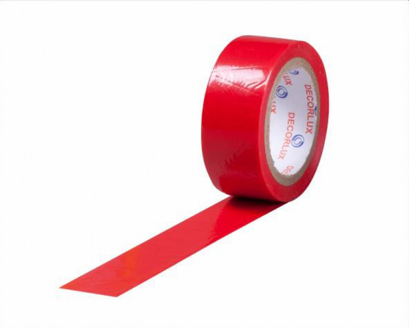 Fita Isolante Vermelho 18mmx10m Fi0107 - Decorlux 