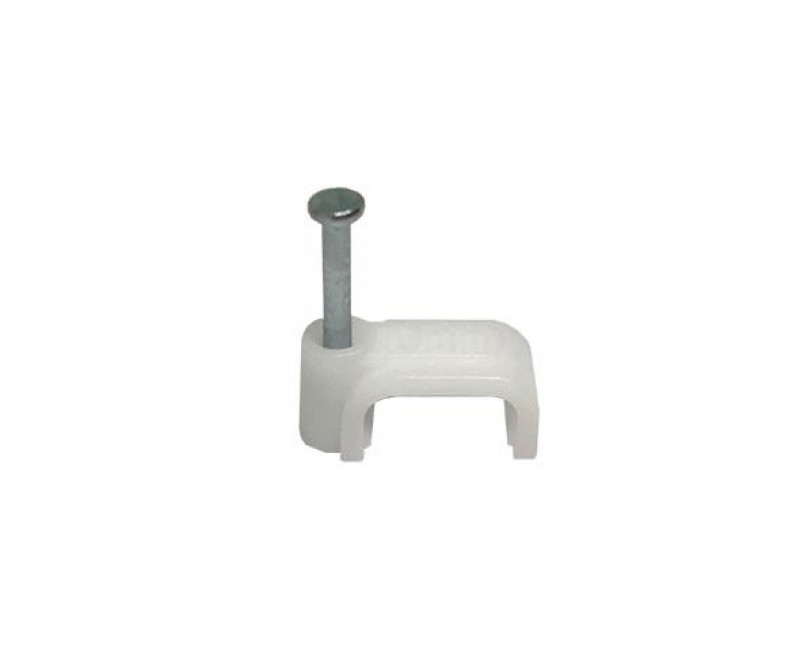 Fixador de Fio Retangular Branco 6mm Fr0063 - Decorlux 