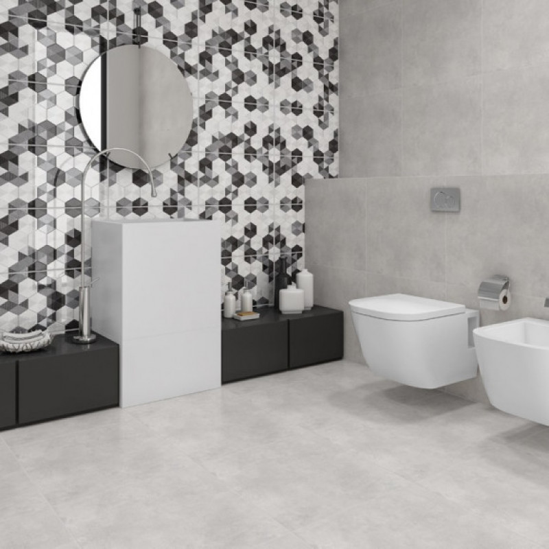  Piso HD Cimento Cinza 56 X 56 170052 A-Incopisos