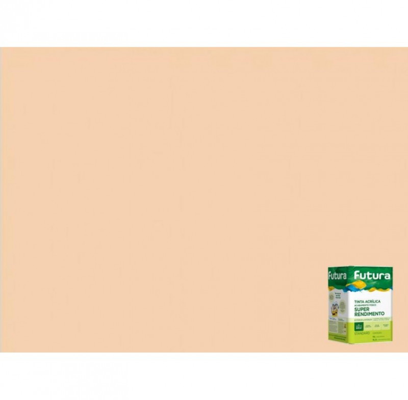 Tinta Acrílica Fosca Standard Cor Pêssego 18L Futura