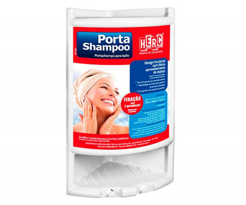 Porta Shampoo Branco 4010 - Herc