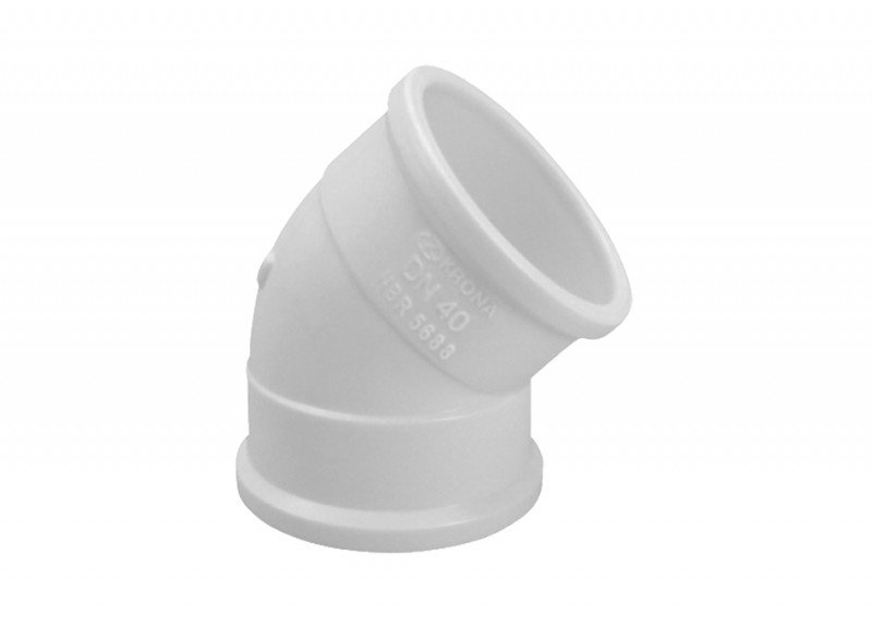  Joelho Esgoto 150mm 45º - Krona