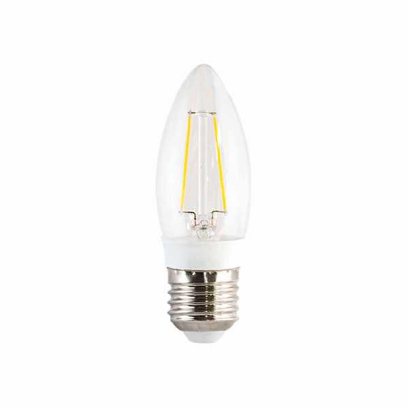 Lâmpada Led Vela Filam 3w E27 2700k 20185 - Ourolux 