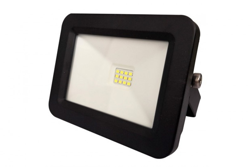 Refletor Led Deep Fit 20w Bivolt Preto 6500k Luz Branca - Llum