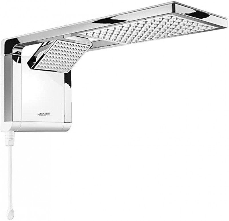 Chuveiro Acqua Duo Ultra Branco/Cromado 220v 6800w - Lorenzetti