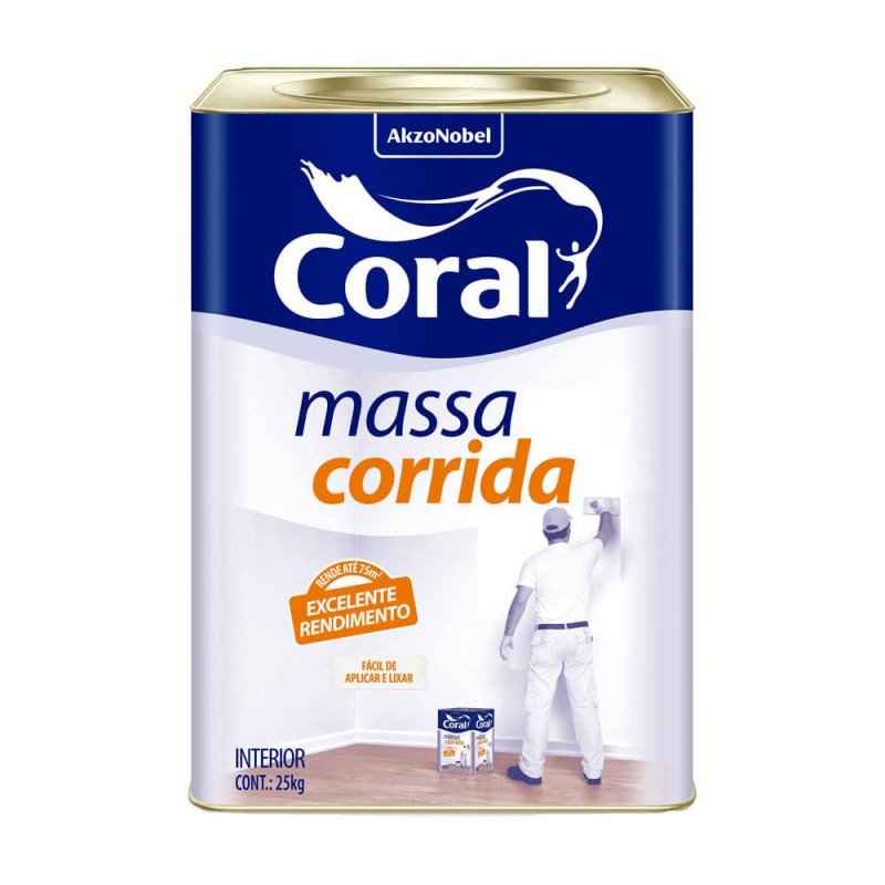 Massa Corrida 25kg - Coral