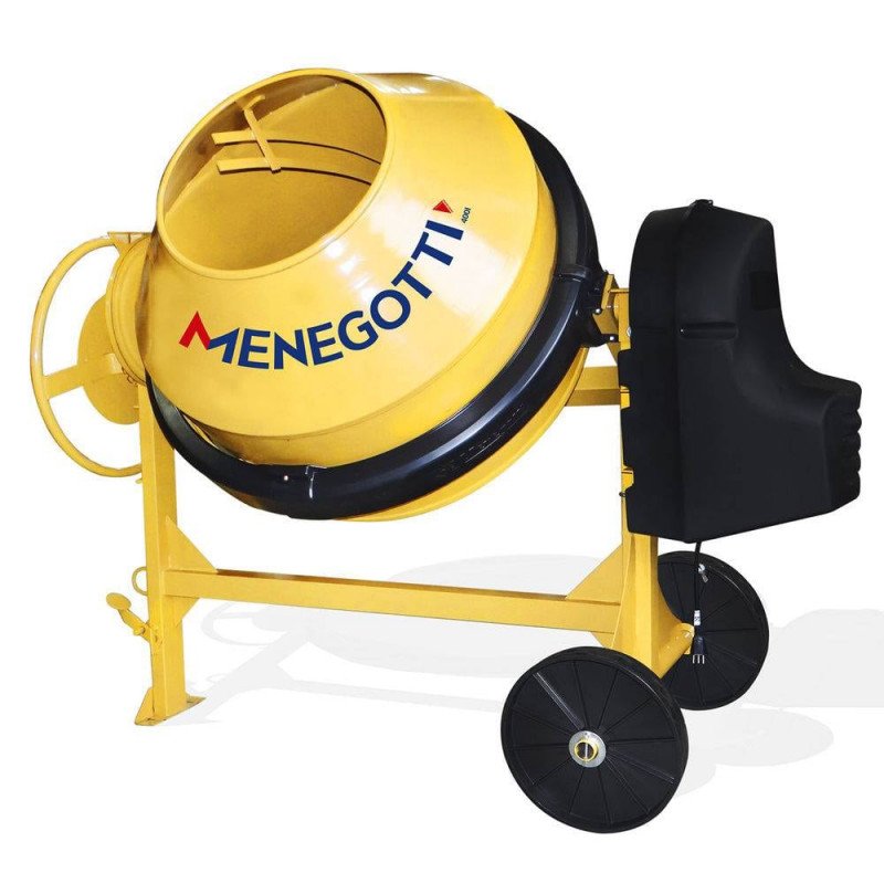 Betoneira 400L Prime com Roda Plástica e Motor Monofásico 2CV 220V - Menegotti 