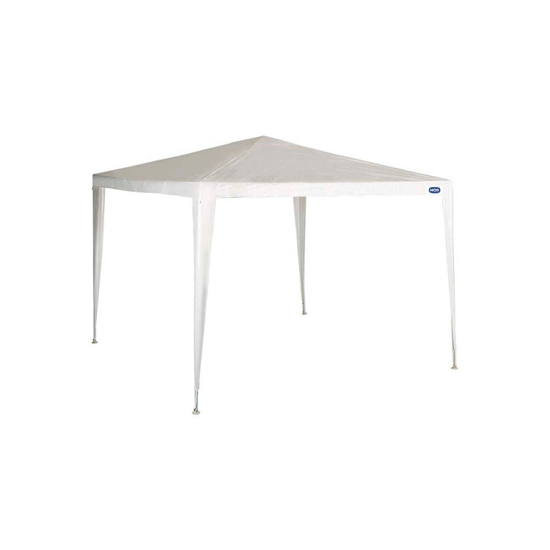 Gazebo 3mx3m Ráfia Branco - Mor 