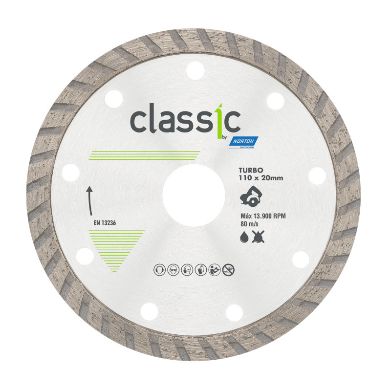  Disco Diam Classic Turbo 110x20mm - Norton