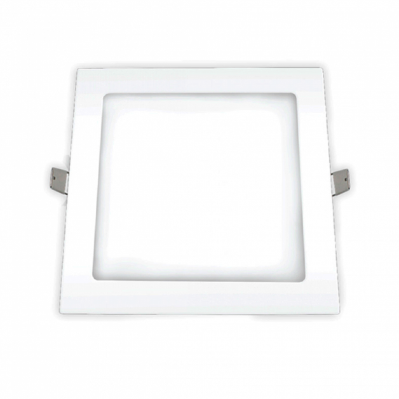 Plafon Superled Embutir 12W BIV 6500K Quadrado - Ourolux