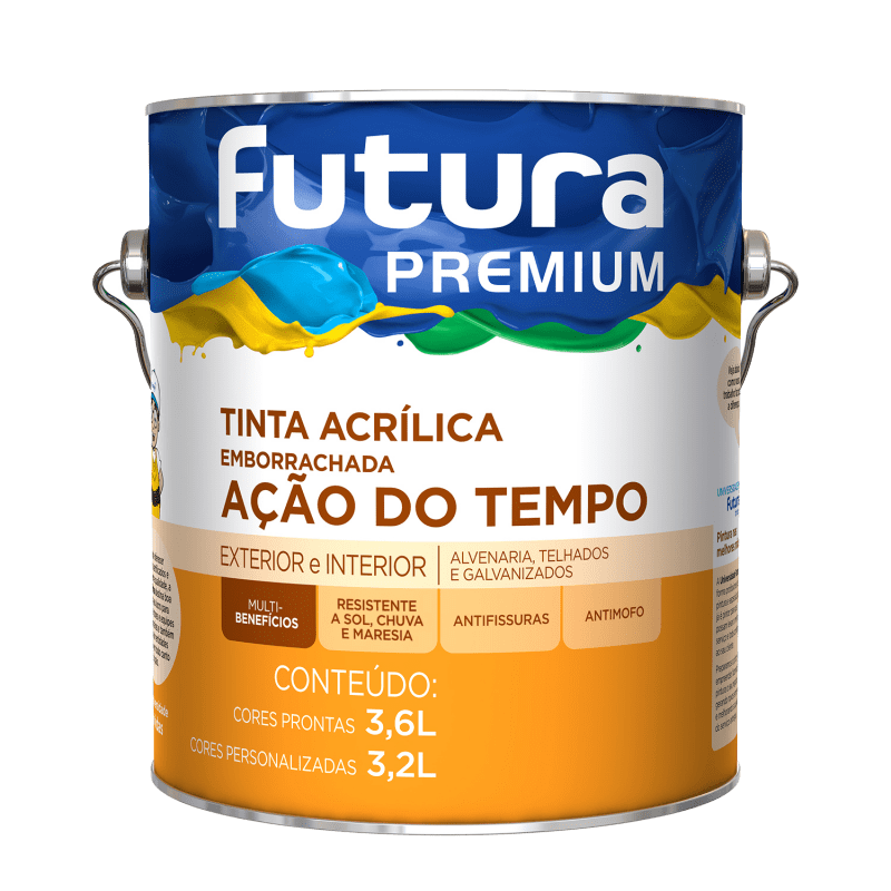  Tinta Acrílica  Emborrachada Ação Do Tempo 3,6l - Futura