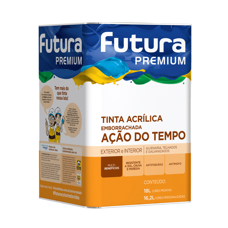 Tinta Acrílica Emborrachada Ação do Tempo 18l - Futura 