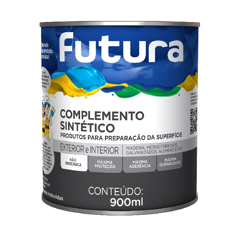 Fundo Branco P/ Madeira 0,9l - Futura 