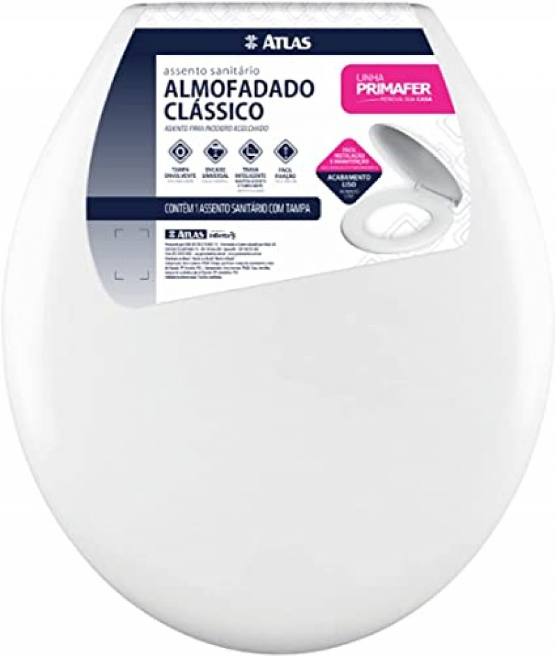  Assento Almofadado Pr1063-2 Branco - Primafer