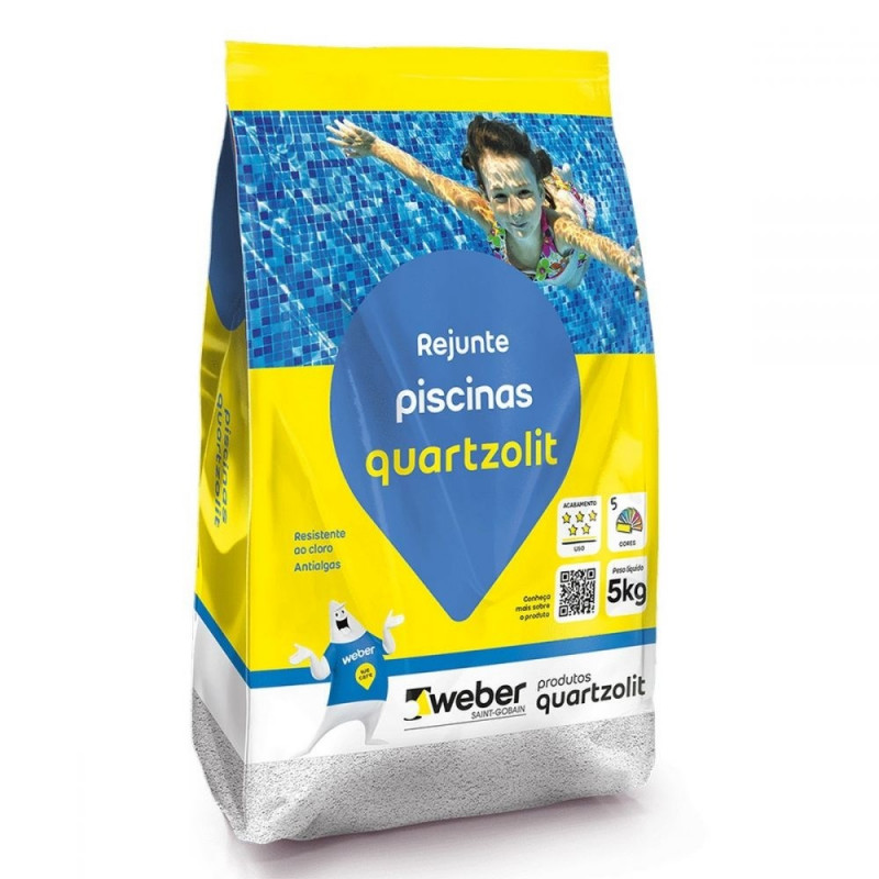  Rejunte P/Piscina Azul Cobalto C/5kg -Quartzolit