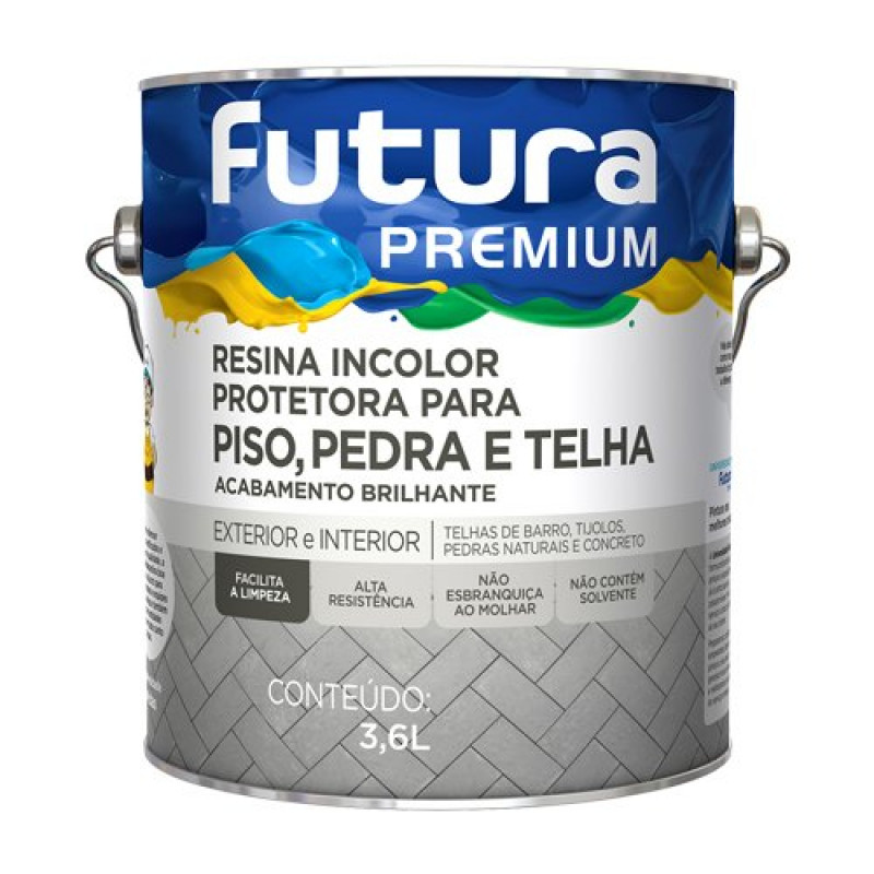 Resina Acrílica Incolor Base Água 3,6L - Futura 