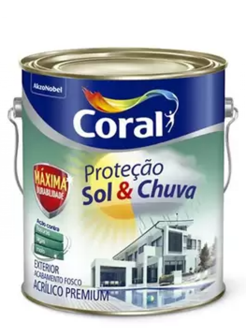   Resina  Impermeabilizante Sol e Chuva Ceramic Tile 3,6L-Coral