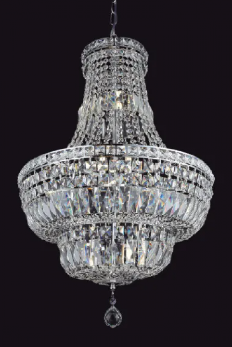  Lustre Vidro Luxvie LV-D1510-500 - Neotron