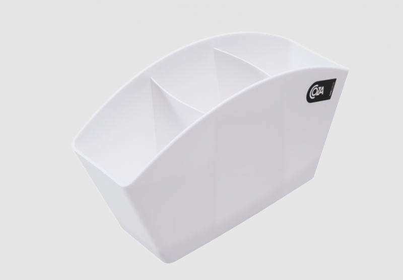 Escorredor de Talheres Basic Branco 21,5x10,6x4,5cm - Coza