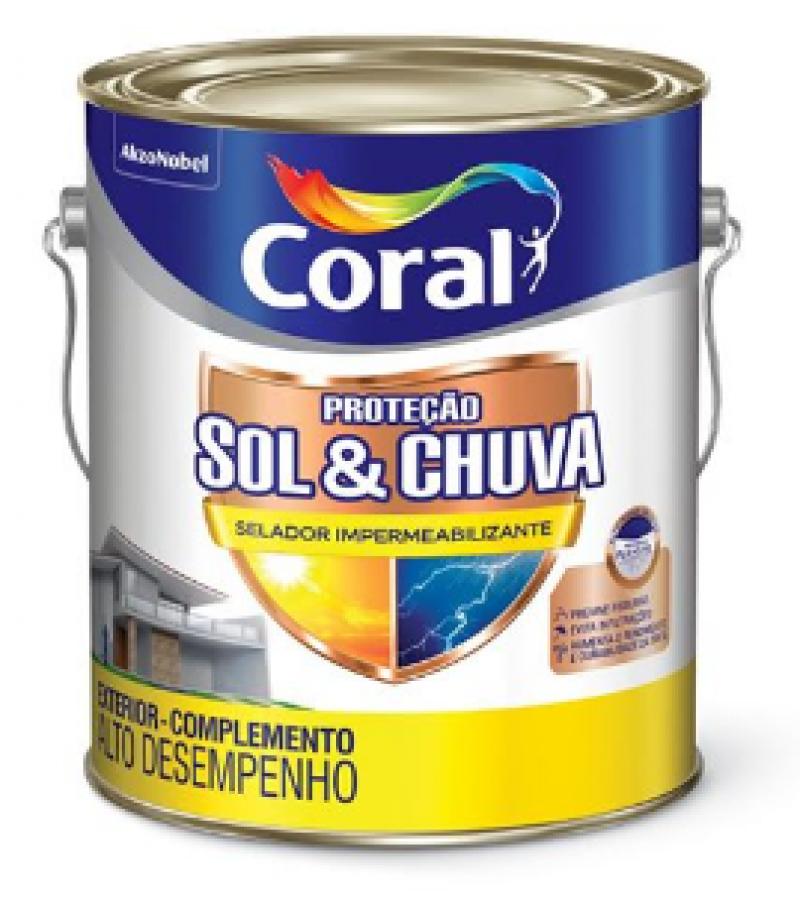  Sol e Chuva Resina Imperm Oxide Red 3,6L - Coral