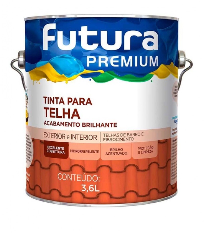 Tinta Para Telha Cor Cerâmica 3,6L - Futura