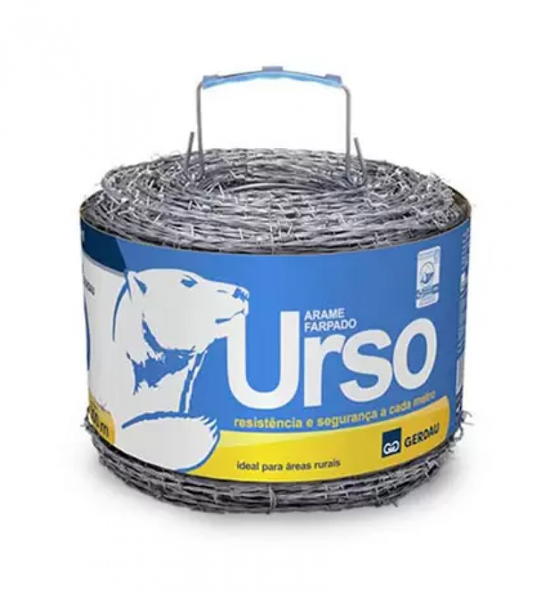 Arame Farpado Urso/GIR C/250M  1,60MM - Gerdau