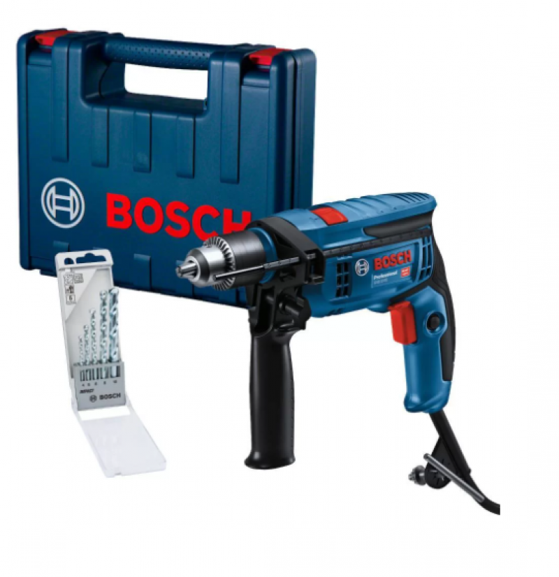 Furadeira Impacto GSB13 RE C/Maleta  06012B80E2000 - Bosch