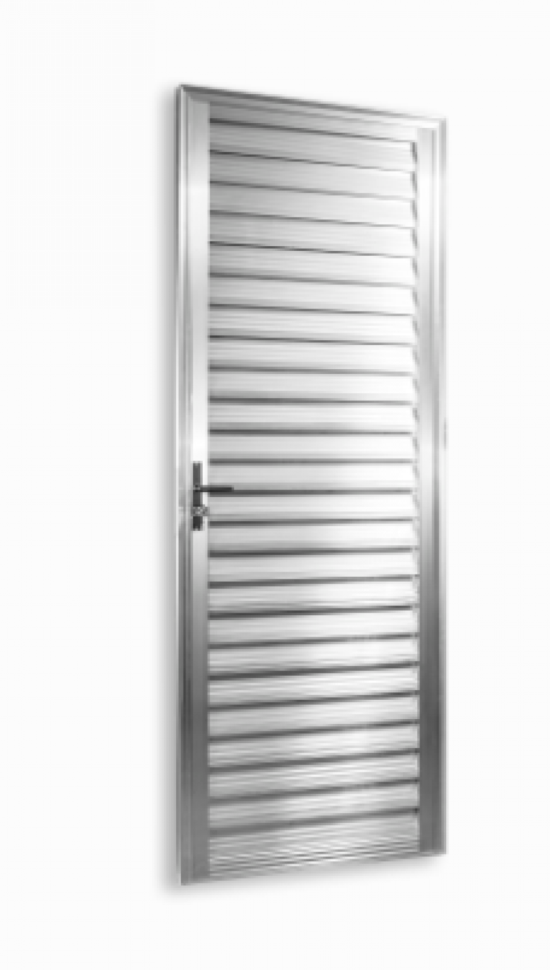  Porta Branca Veneziana 70X210 L/ Direita - Aluvid