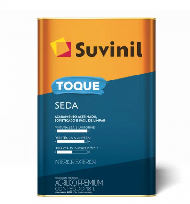 Tinta Acrilica Premium Toque Seda Branco 18L - Suvinil 