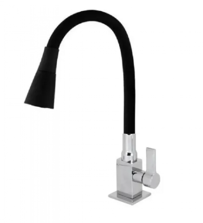 Torneira Gourmet Luxo C-60 2190 Quadrada Black - L.R Metais