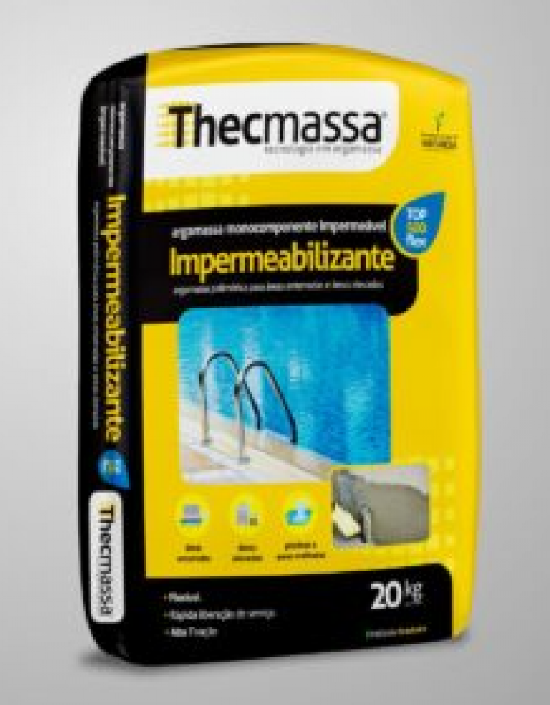   Argamassa Impermeabilizante Top 500 Flex 20KG - Thecmassa