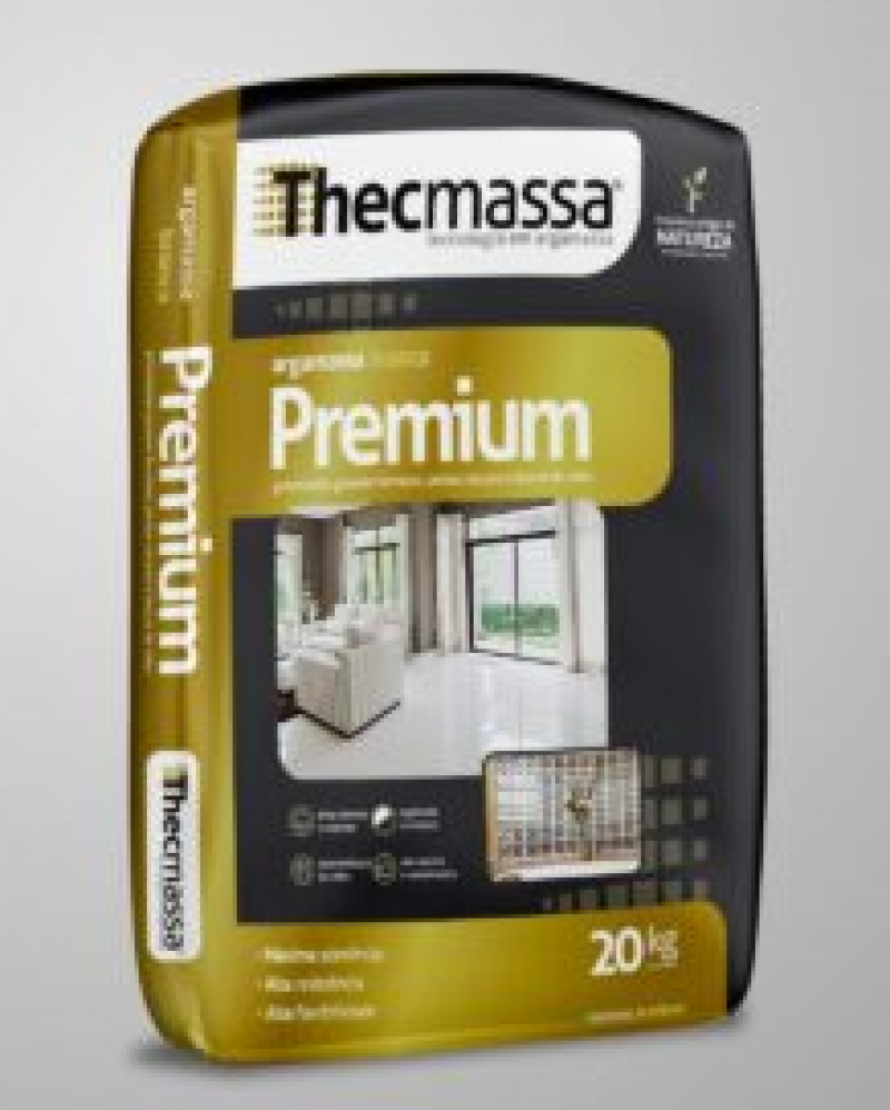   Argamassa Premium Branco ACIII 20KG - Thecmassa