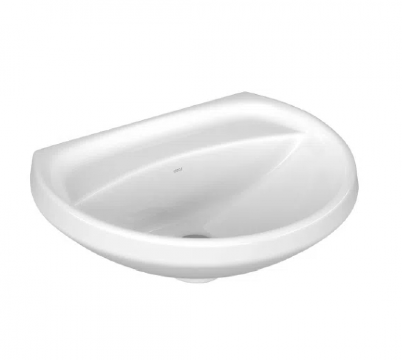  Lavatório P/ Coluna Izy 45 X 36CM Branco Gelo - Deca