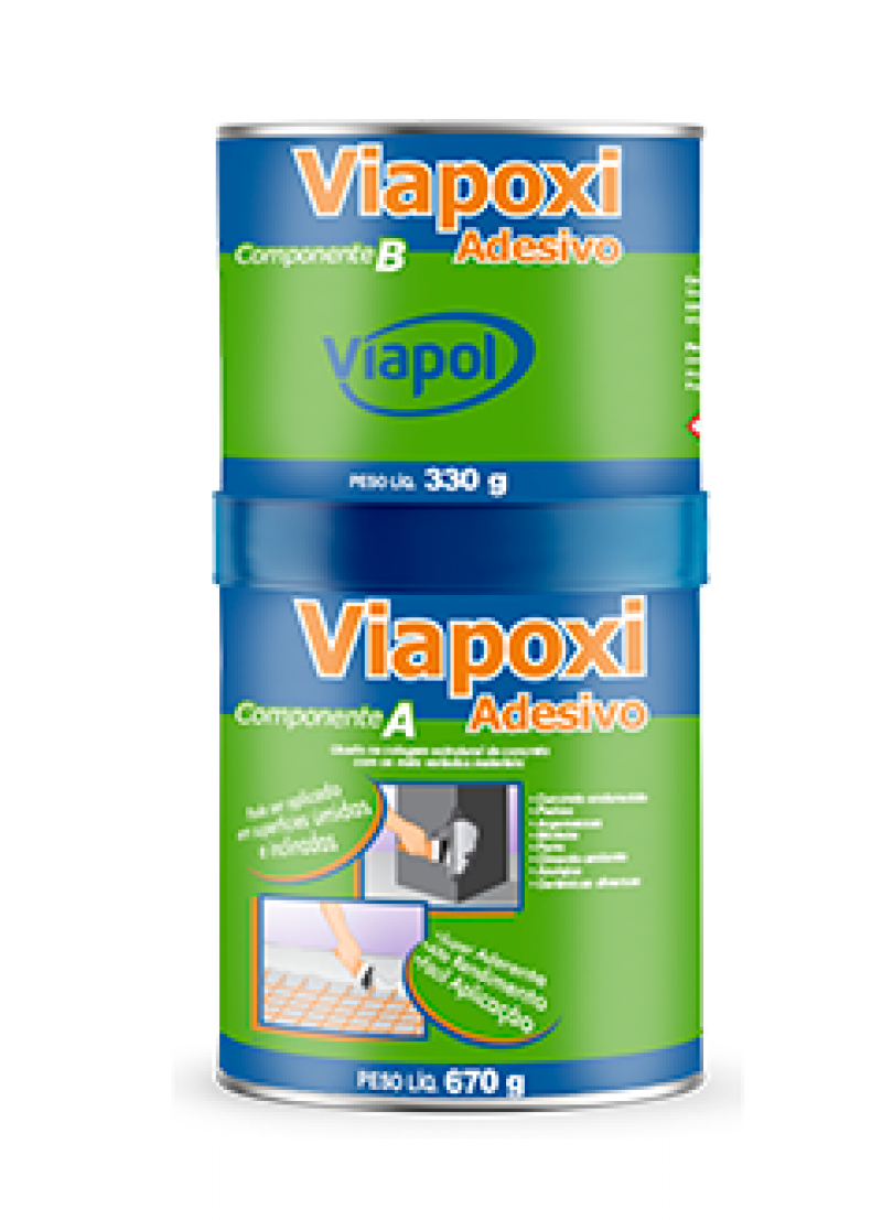 Viapoxi Adesivo 1,0kg - Viapol 